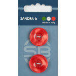 Unigekleurde knopen 2 gaats 23 mm | Sandra Ab