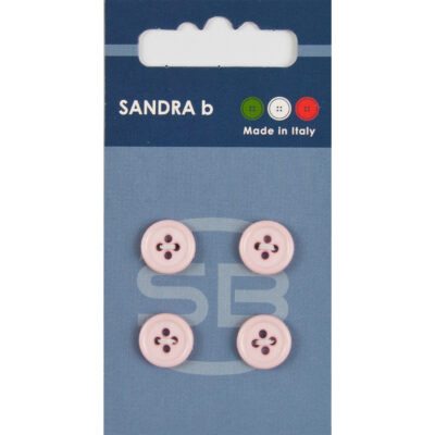 Unigekleurde knopen 4 gaats 11 mm | Sandra Ab