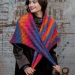 Breipakket Driehoekige shawl "Dorothea" | Lang Yarns Lovis