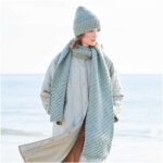 Breipakket Muts en Shawl | Rico Essentials Mega Wool Tweed Chunky
